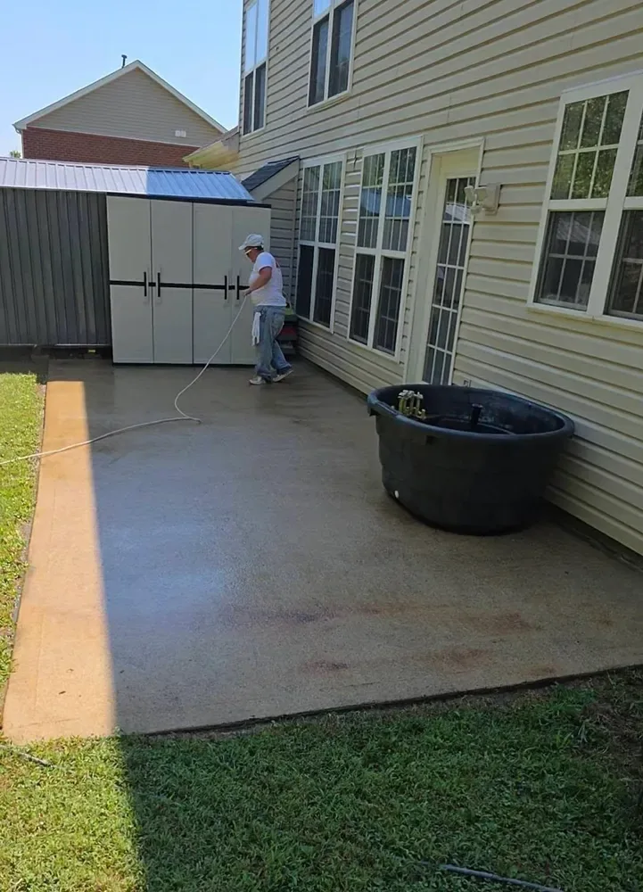 Comptons Painting LLC — Pressure Washing project