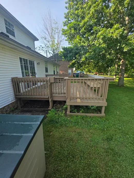 Comptons Painting LLC — Deck & Fence project