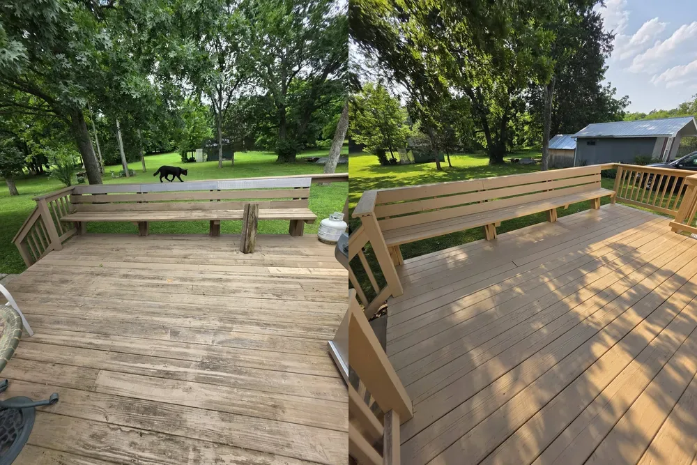 Comptons Painting LLC — Deck & Fence project