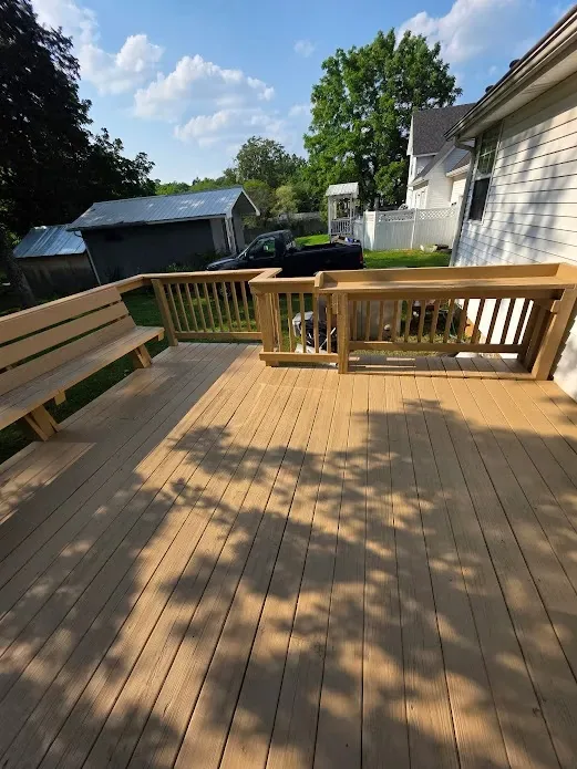 Comptons Painting LLC — Deck & Fence project